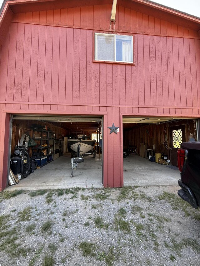 2493 S Horseshoe Trl, Grayling, MI 49738 - view of garage