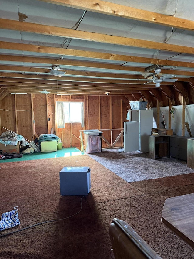 2493 S Horseshoe Trl, Grayling, MI 49738 - view of unfinished attic
