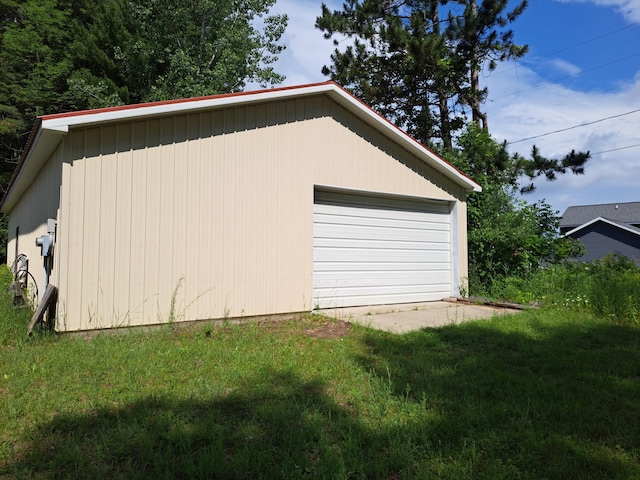 4160 S Vaughn Lake Rd, Glennie, MI 48737 - view of detached garage