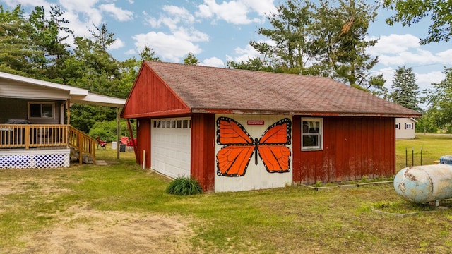 2731 Gregory St, Lewiston, MI 49756 - view of detached garage