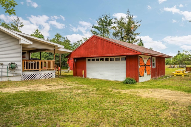 2731 Gregory St, Lewiston, MI 49756 - view of detached garage