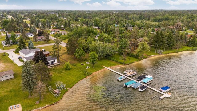 2731 Gregory St, Lewiston, MI 49756 - bird's eye view of a large body of water