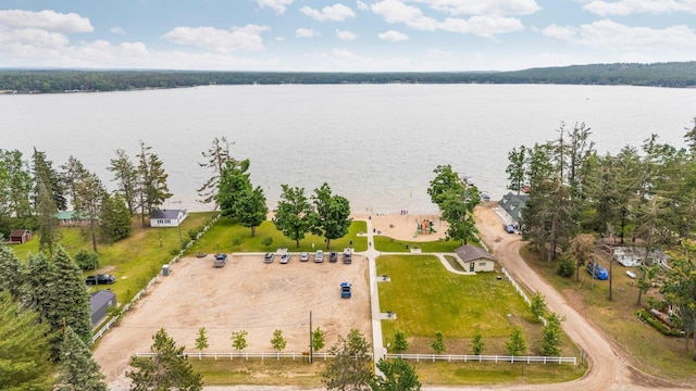 2731 Gregory St, Lewiston, MI 49756 - aerial view of a large body of water