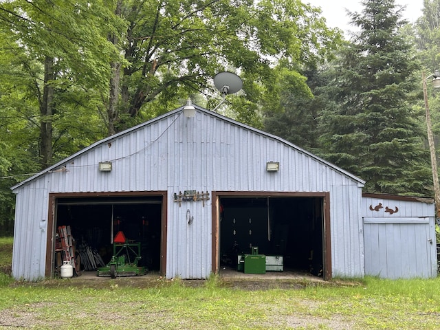 16831 Moores Landing Rd, Lachine, MI 49753 - view of detached garage