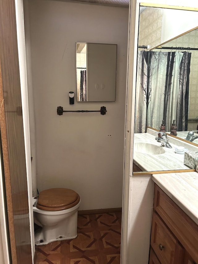 16831 Moores Landing Rd, Lachine, MI 49753 - bathroom featuring vanity and a shower with shower curtain