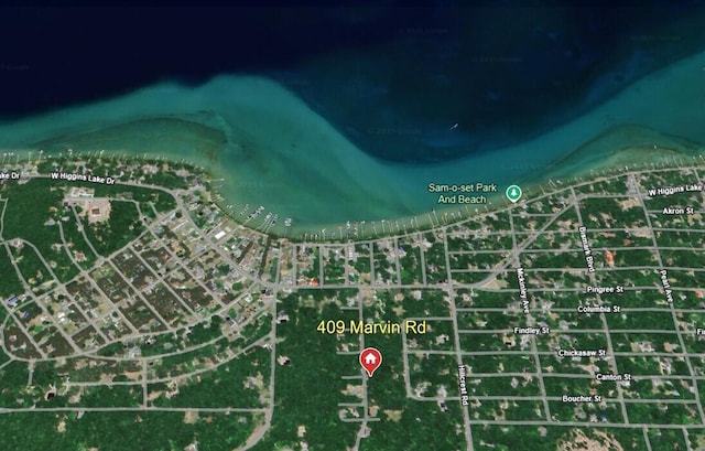 409 Marvin Rd, Roscommon, MI 48653 - map of property location