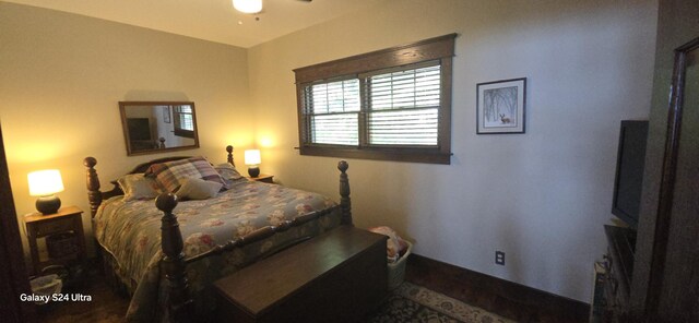 1161 Lagoon St, Lewiston, MI 49756 - bedroom with wood finished floors and baseboards