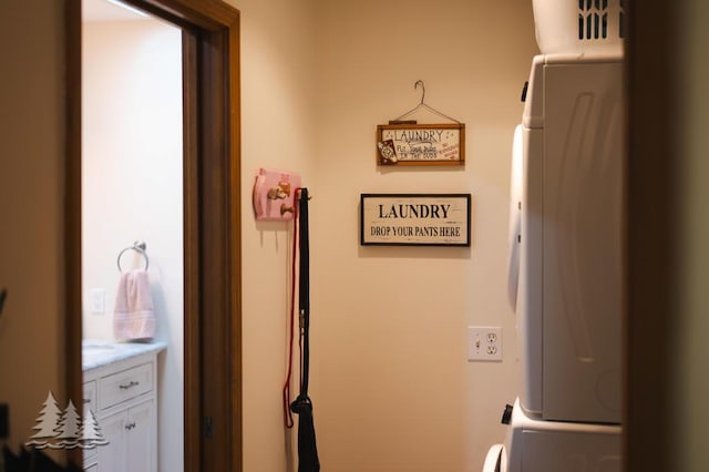 881 N Red Oak Rd, Lewiston, MI 49756 - detailed view of washer / clothes dryer