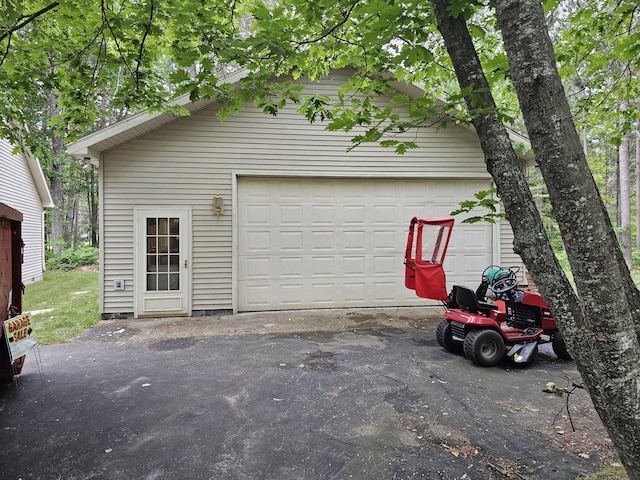 14911 Kings Ln, Ocqueoc, MI 49759 - view of detached garage