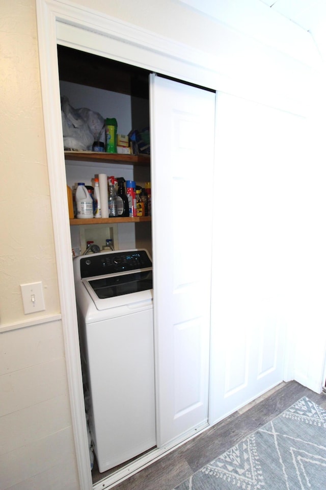 2150 Danish Landing Rd, Grayling, MI 49738 - closet with washer / clothes dryer