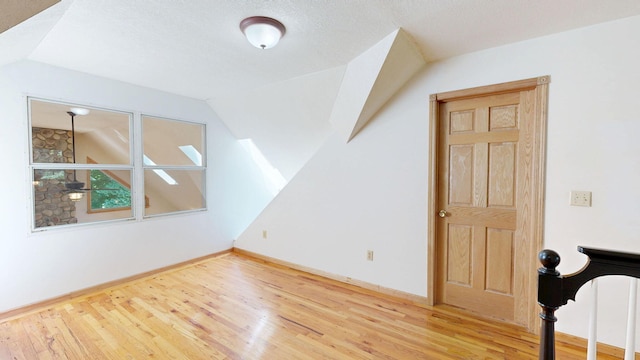 7090 Nancy K Dr, Hale, MI 48739 - bonus room featuring wood finished floors and lofted ceiling