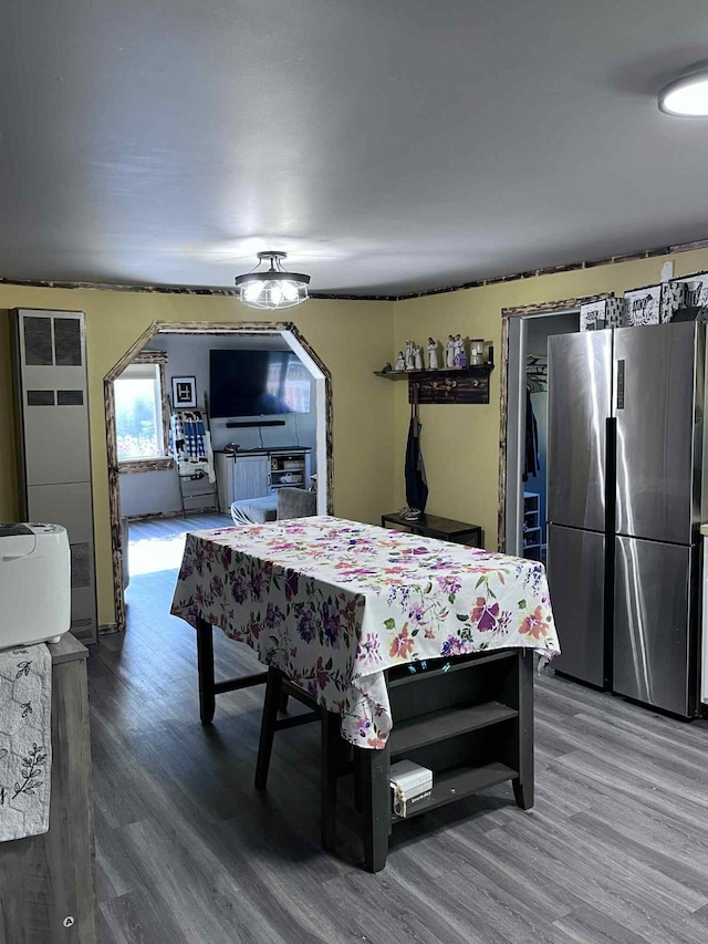 4130 Werth Rd, Alpena, MI 49707 - dining area with wood finished floors