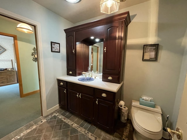 982 Shaggy Bark Ct, Gaylord, MI 49735 - bathroom featuring vanity and tile patterned flooring