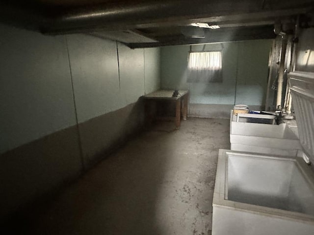 711 S 8th Ave, Alpena, MI 49707 - below grade area with a sink