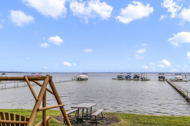 3974 W Houghton Lake Dr, Houghton Lake, MI 48629 - dock with a water view