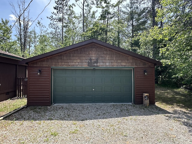 5127 Crestwood Rd, Lewiston, MI 49756 - view of detached garage