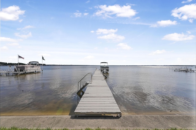 12328 W Shore Dr, Houghton Lake, MI 48629 - dock featuring a water view