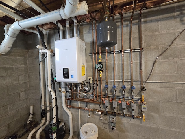N705 Woods Rd, Saint Ignace, MI 49781 - utilities with water heater