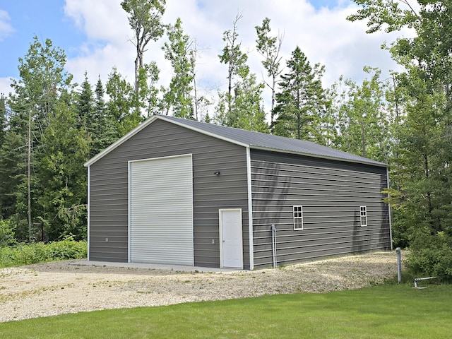 N705 Woods Rd, Saint Ignace, MI 49781 - view of detached garage