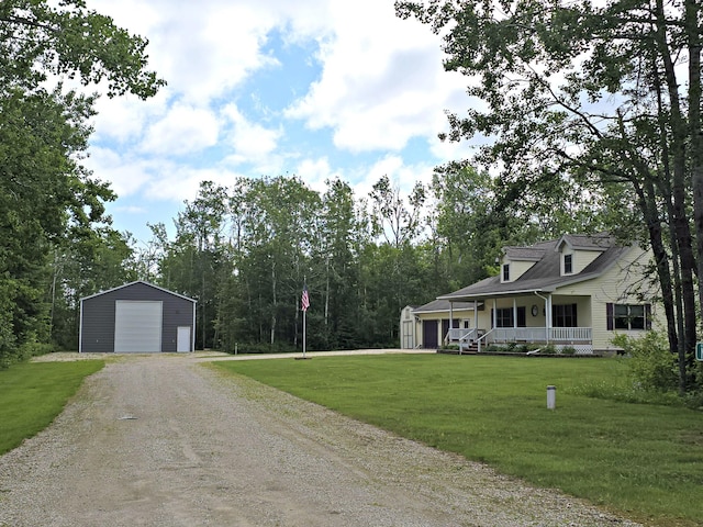 N705 Woods Rd, Saint Ignace, MI 49781 - view of dirt / gravel driveway