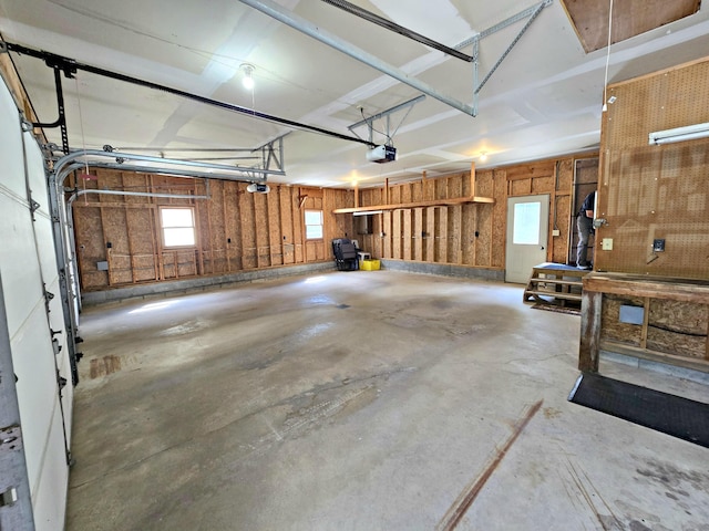 N705 Woods Rd, Saint Ignace, MI 49781 - garage with a garage door opener