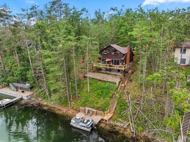 6609 Honey Ln, Johannesburg, MI 49751 - view of subject property featuring a large body of water