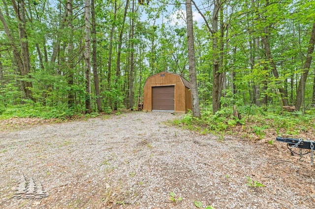 6609 Honey Ln, Johannesburg, MI 49751 - view of detached garage