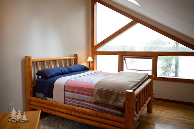 6609 Honey Ln, Johannesburg, MI 49751 - bedroom with wood finished floors