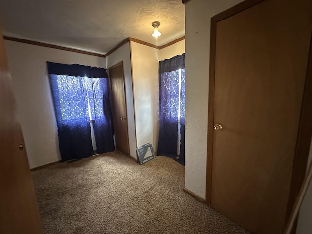 4974 Meridian Line Rd, Johannesburg, MI 49751 - unfurnished bedroom with carpet and ornamental molding