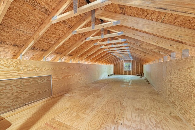 120 Clyde St, Roscommon, MI 48653 - view of unfinished attic