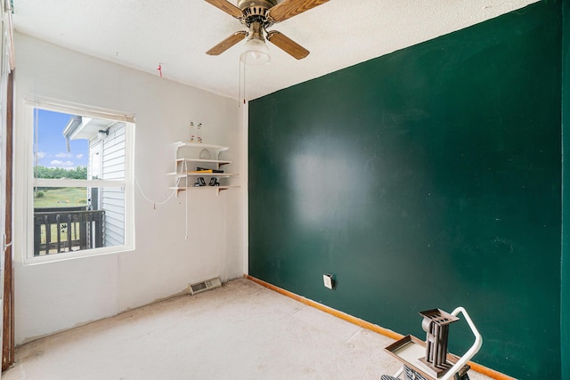 1680 W Huffman Lake Rd, Vanderbilt, MI 49795 - carpeted spare room with a ceiling fan