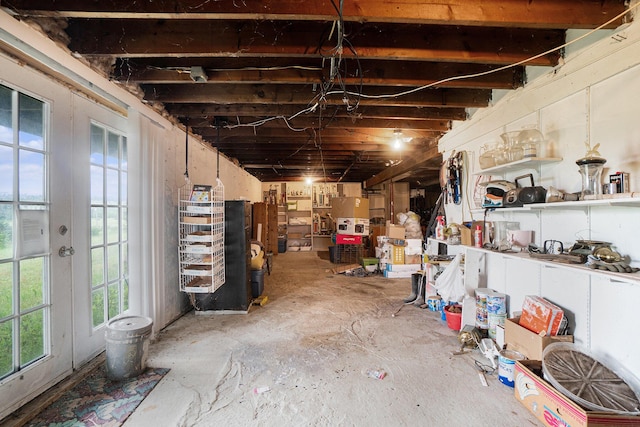 1680 W Huffman Lake Rd, Vanderbilt, MI 49795 - view of basement
