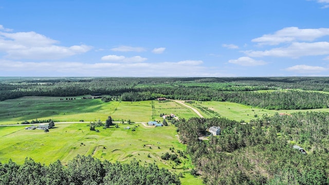 1680 W Huffman Lake Rd, Vanderbilt, MI 49795 - aerial view of property's location featuring rural landscape and a pastoral area