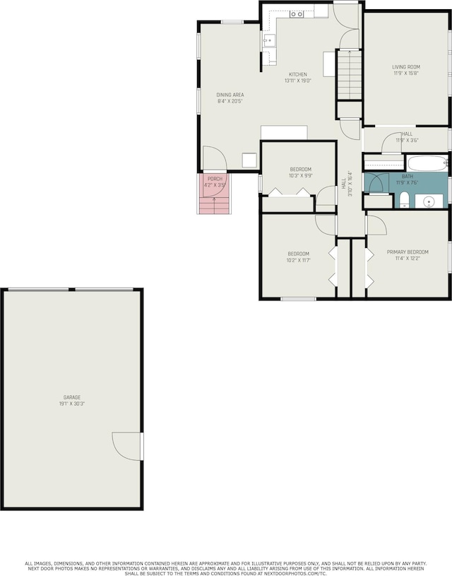 1680 W Huffman Lake Rd, Vanderbilt, MI 49795 - view of room layout