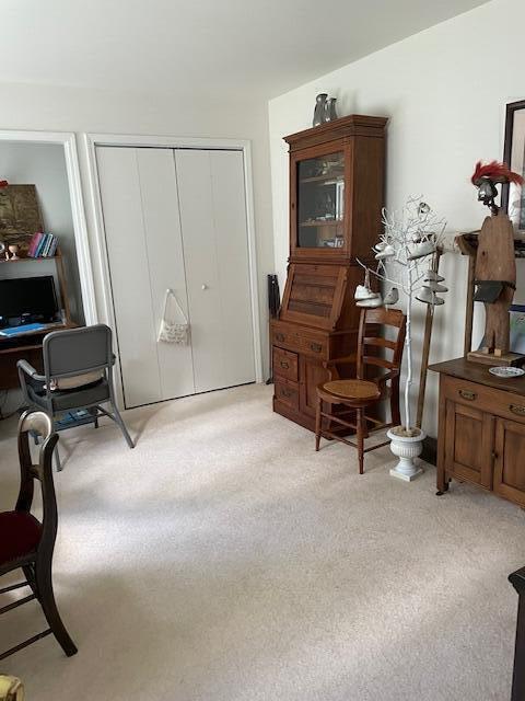 22551 Theiner Trl, Hillman, MI 49746 - sitting room featuring light carpet and an office area