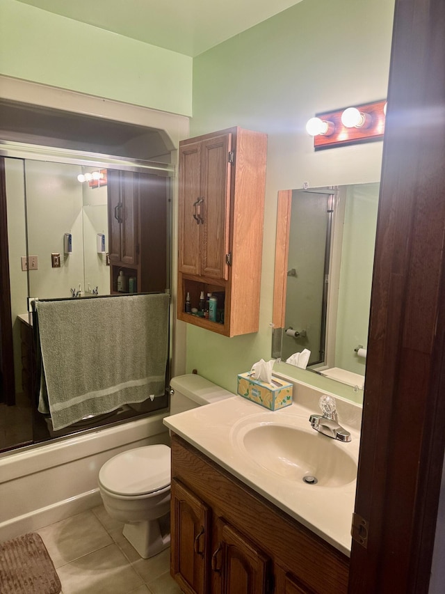 36 S Mcmasters Bridge Rd, Grayling, MI 49738 - bathroom featuring vanity and tile patterned flooring