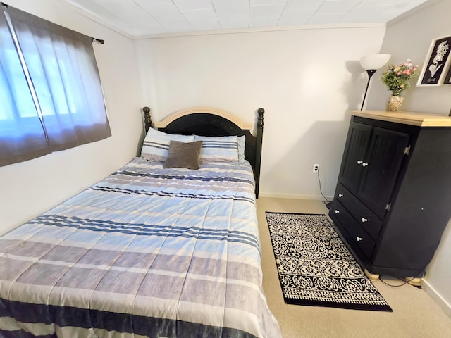 7931 Mill St, Vanderbilt, MI 49795 - bedroom featuring carpet floors and crown molding