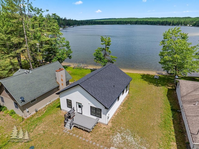 4620 Pinewood Dr, Lewiston, MI 49756 - drone / aerial view of a nearby body of water