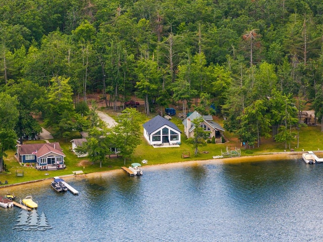 4620 Pinewood Dr, Lewiston, MI 49756 - drone / aerial view of a nearby body of water