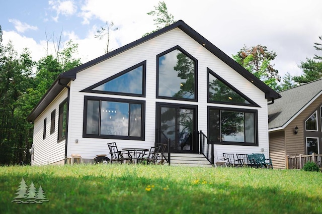 4620 Pinewood Dr, Lewiston, MI 49756 - back of property