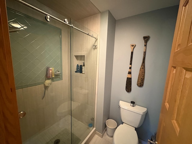 169 Pine Bluffs Rd, Roscommon, MI 48653 - full bathroom with toilet and a shower stall