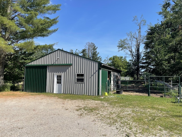 12395 Atkinson Rd, Lachine, MI 49753 - view of pole building