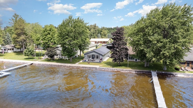 319 Old Trl, Houghton Lake, MI 48629 - dock with a water view