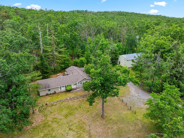 5699 N Red Oak Rd, Lewiston, MI 49756 - view of subject property with a forest