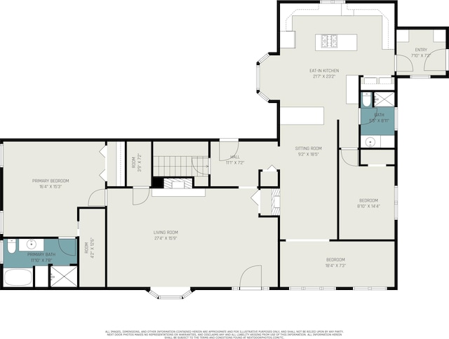 5699 N Red Oak Rd, Lewiston, MI 49756 - view of room layout