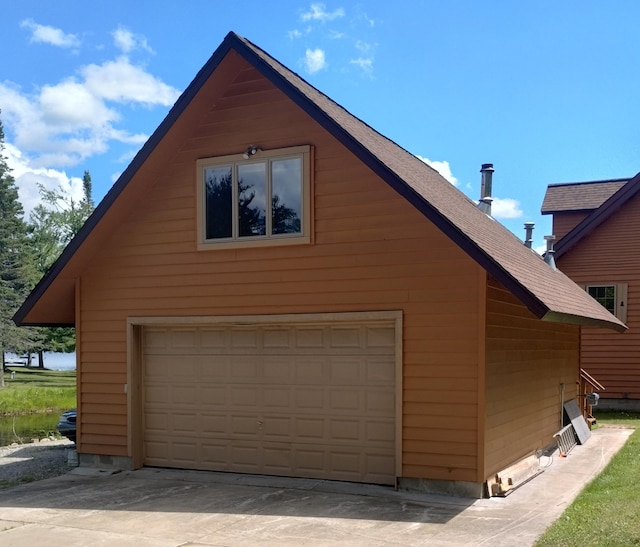 19241 Pine Tree Ct, Hillman, MI 49746 - view of garage