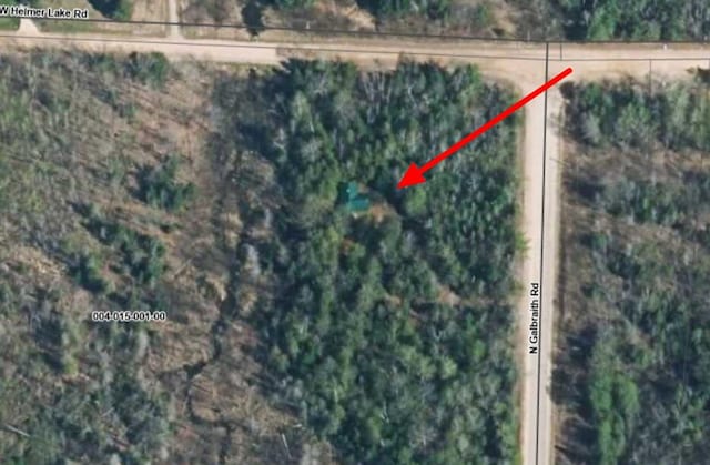 1987 N Galbraith Rd, Mio, MI 48647 - map of property location featuring property parcel outlined