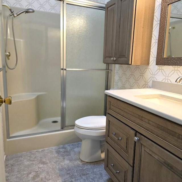 176 Long Rapids Rd, Alpena, MI 49707 - full bath with a shower stall and vanity