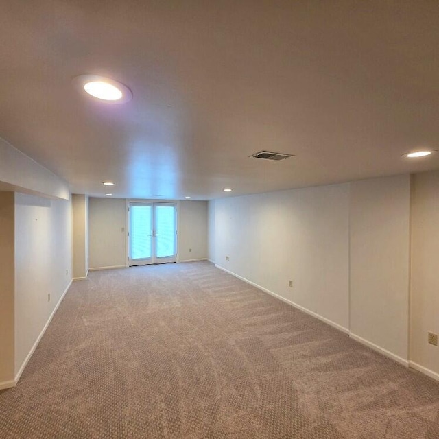 176 Long Rapids Rd, Alpena, MI 49707 - carpeted spare room featuring recessed lighting