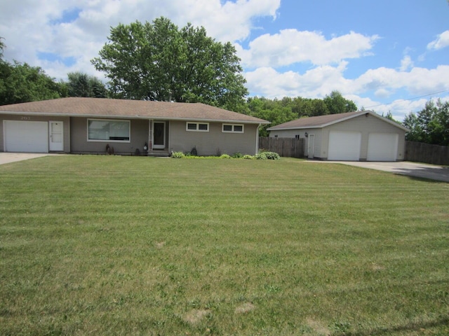 203 S Case St, Marion, MI 49665 - ranch-style home with a garage